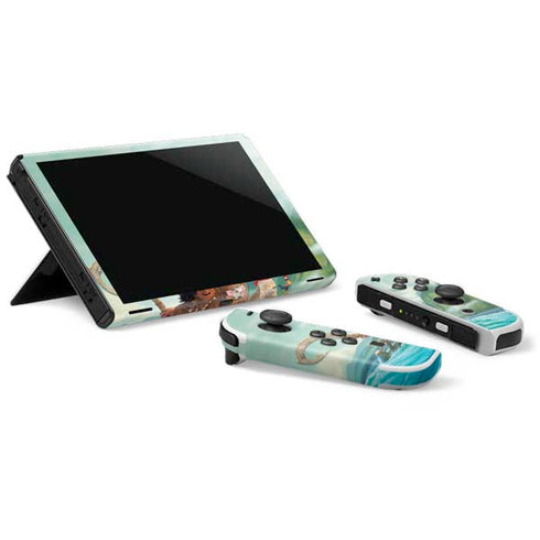 Disney Moana and Maui Set Sail Nintendo Switch OLED (2021) Skin